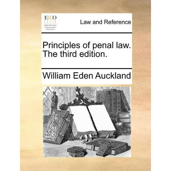 Principles of Penal Law. the Third Edition.