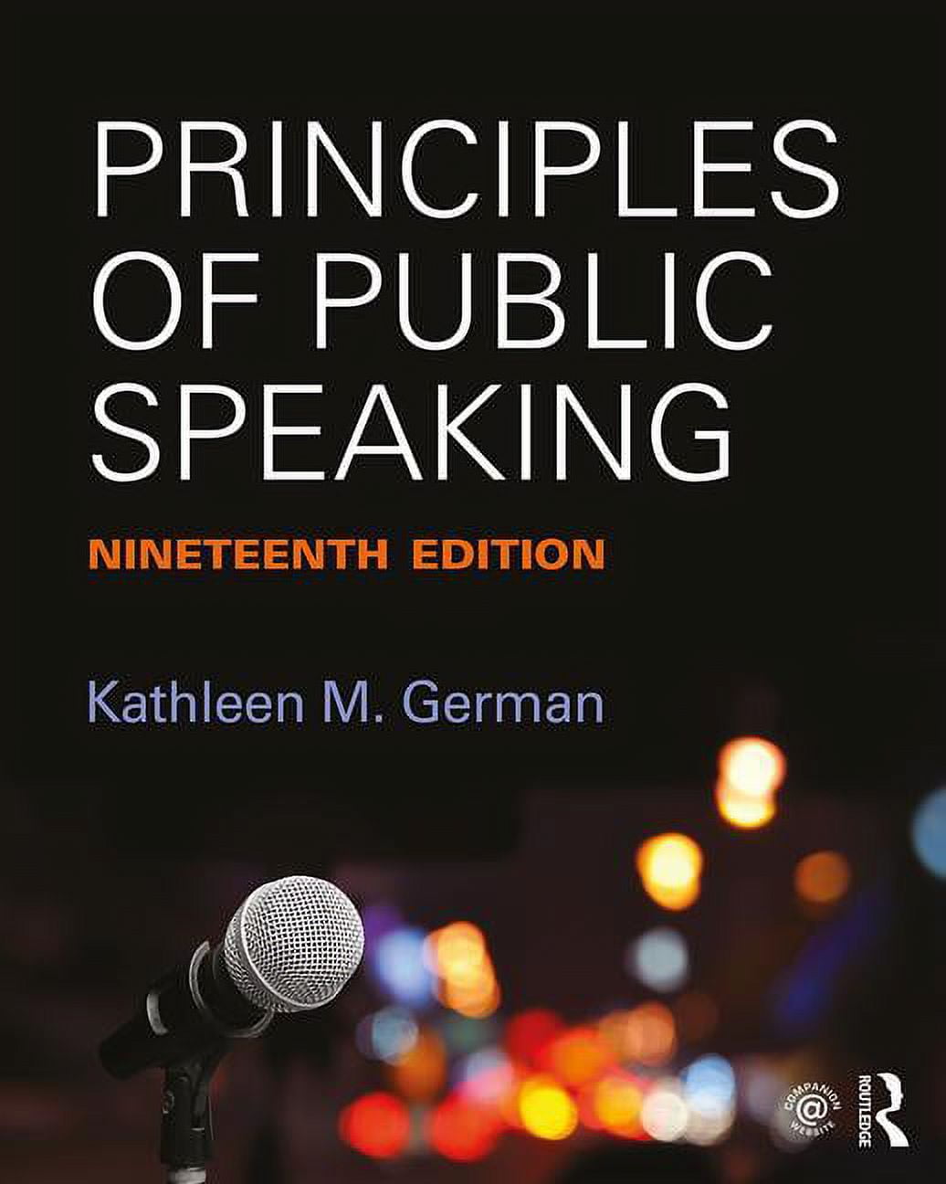 Principles of Public Speaking (Paperback) by Kathleen M. German ...
