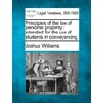 thumbnail image 1 of Principles of the Law of Personal Property: Intended for the Use of Students in Conveyancing. (Paperback), 1 of 1