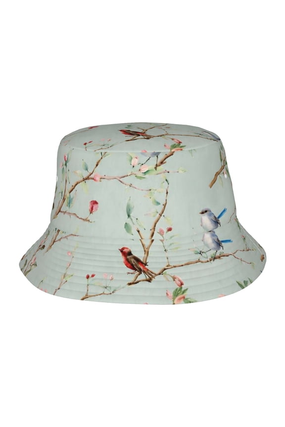 Pring Summer Flannel Fisherman's Hat Casual and Breathable Sun Hat for Men and Women