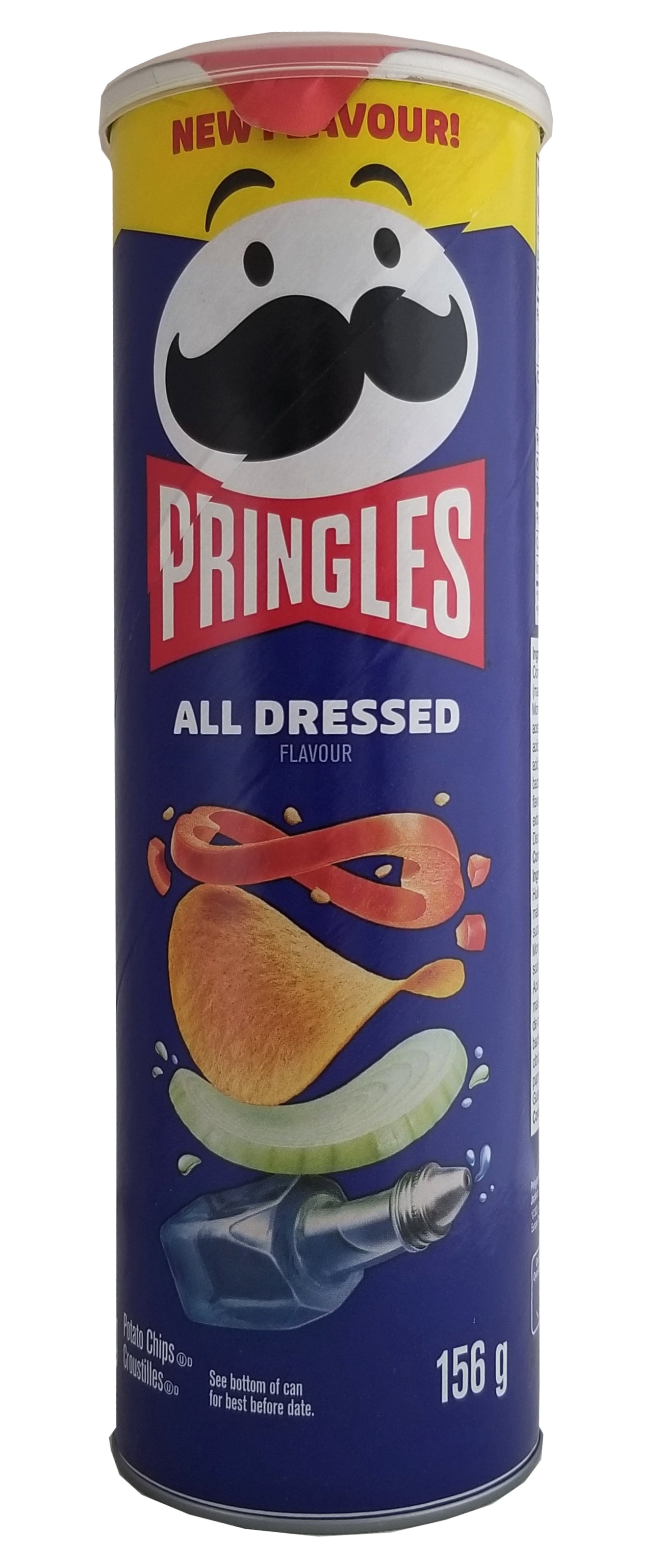 pringles all dressed - - Potato Chips Ingeniously shaped potato crisps chips are insanely light Pringles All Dressed 5.5oz/158g |