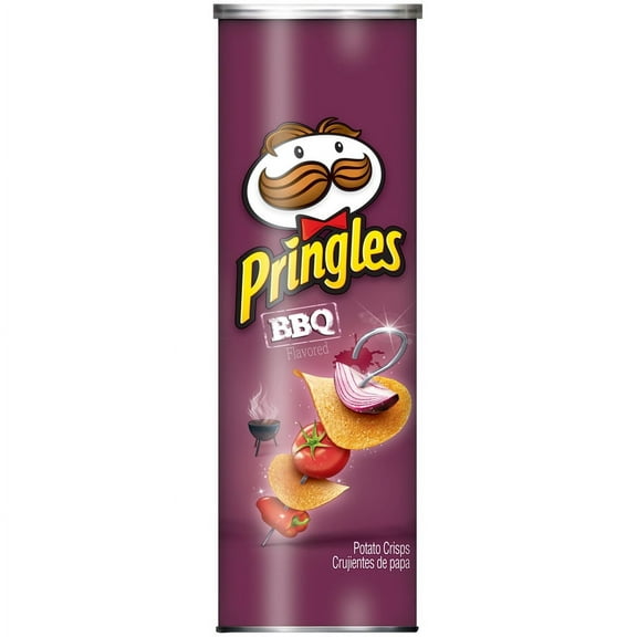 Pringles BBQ Flavored Potato Crisps, 5.5 Oz.