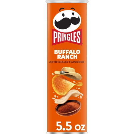 Pringles Buffalo Ranch Potato Crisps, 5.5 oz