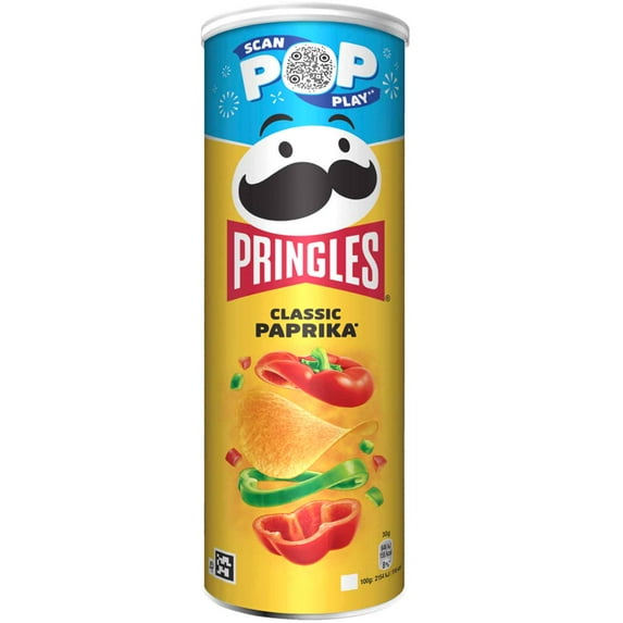 Pringles CLASSIC PAPRIKA flavored potato chips 165g/5.8 oz