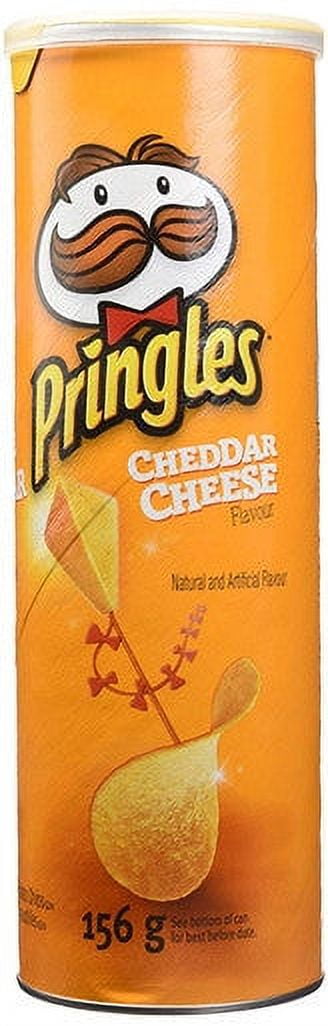 Pringles Cheddar Cheese Potato Chips, 156g/5.5oz, 14 Pack