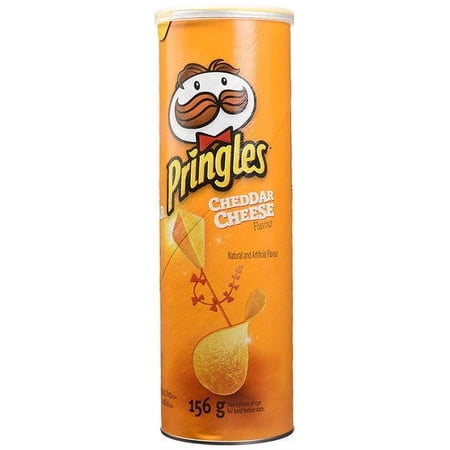 Pringles Cheddar Cheese Potato Chips, 156g/5.5oz, 14 Pack