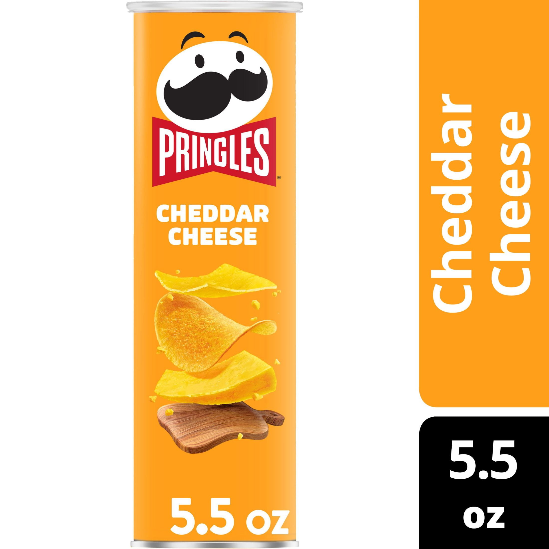 Pringles Cheddar Cheese Potato Crisps Chips, Soy/SoybeanFree, 5.5 oz