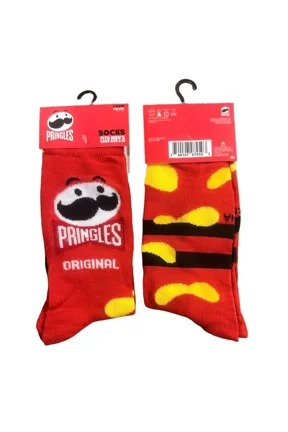 Chips Adult Men's Novelty Crew Socks Size 6-12