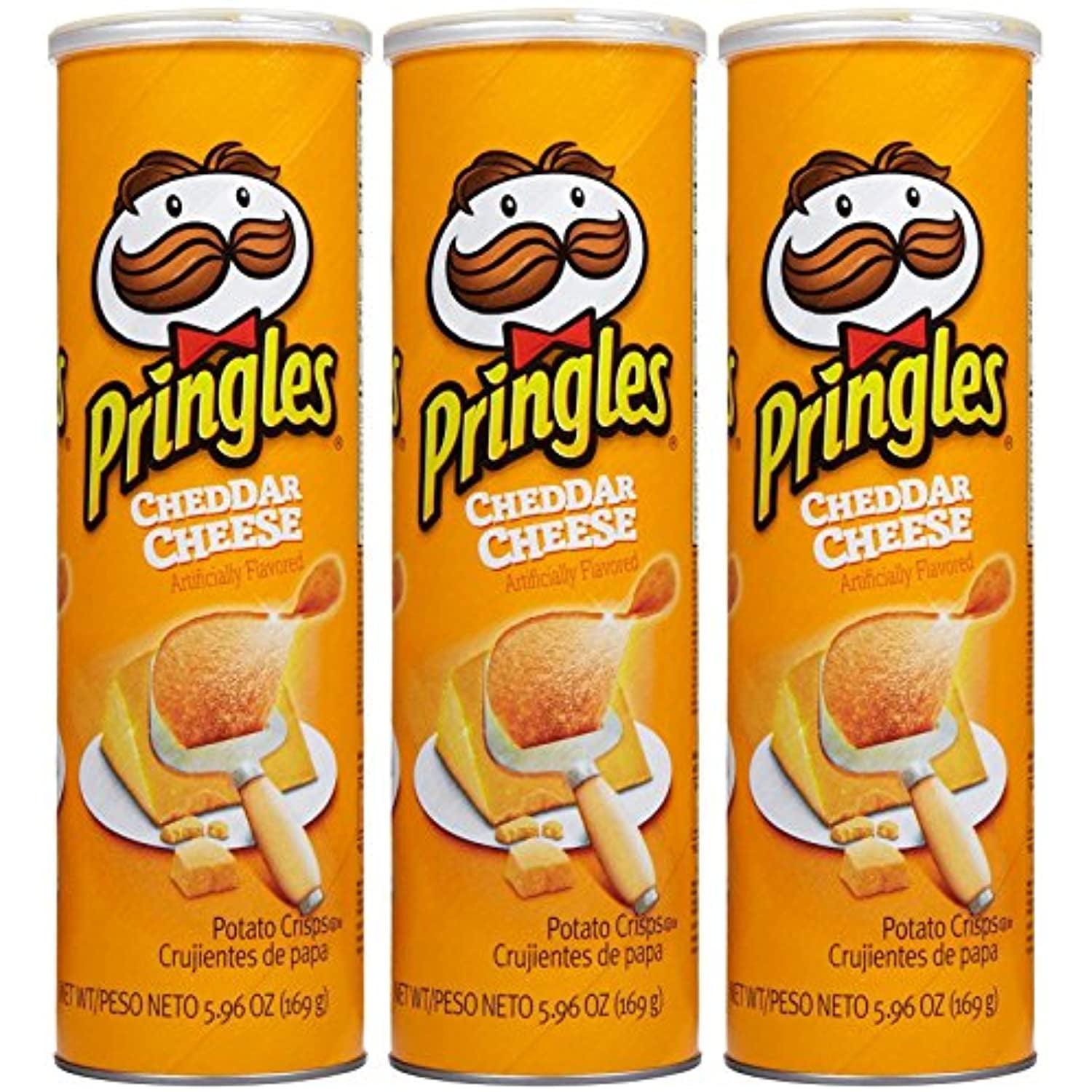 Pringles Chips - Cheddar Cheese - 5.96 Oz - 3 Pk
