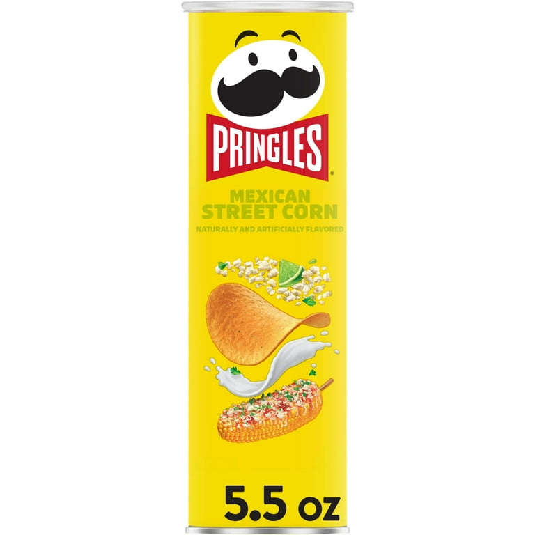 Pringles Elote Mexican Street Corn Potato Crisps Chips, 5.5 oz