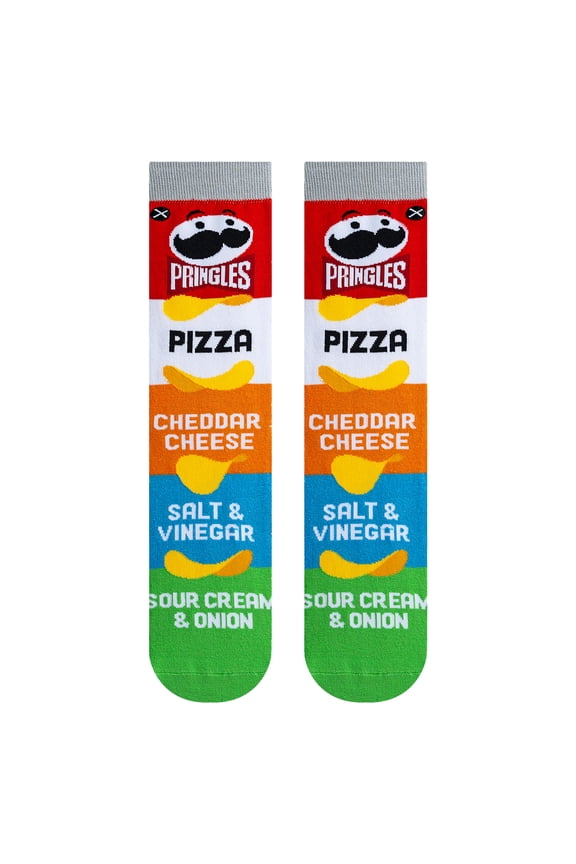 Pringles Flavors Mash-Up Men's Crew Socks