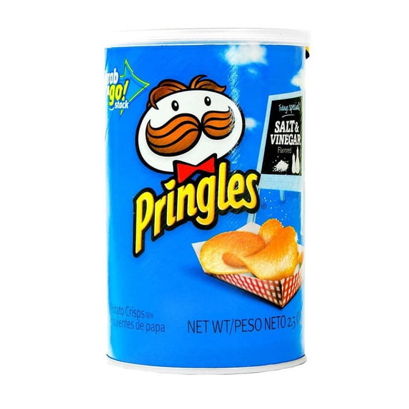 Pringles, Grab & Go - Salt & Vinegar Medium, Count 1 - Chips / Grab Varieties & Flavors