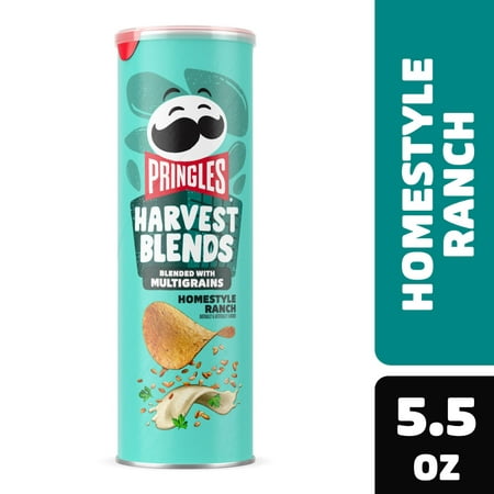 Pringles Harvest Blends Homestyle Ranch Potato Crisps Chips, 5.5 oz