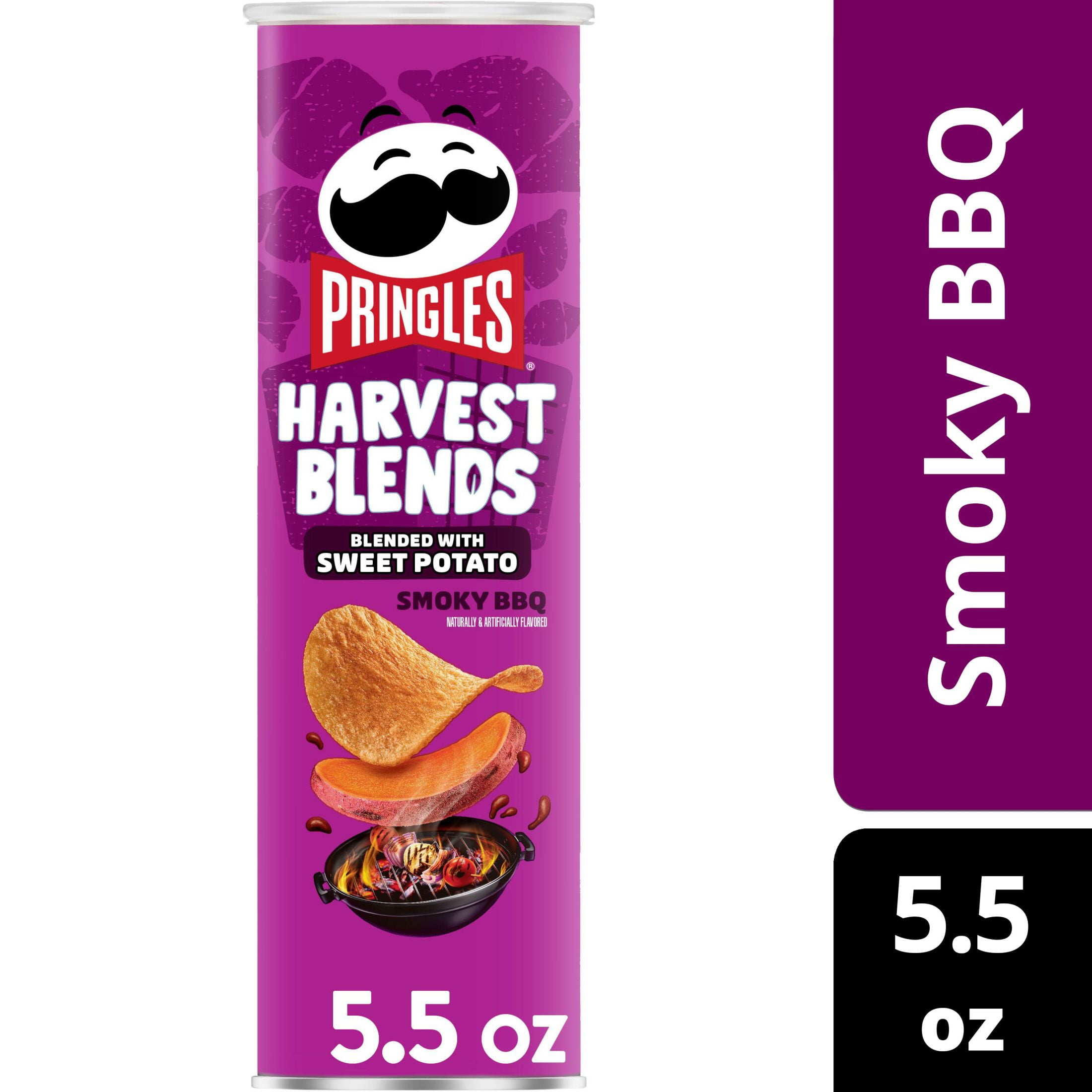 Pringles Harvest Blends Smoky BBQ Potato Crisps Chips, Soy/SoybeanFree
