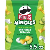 Pringles Mingles Dill Pickle and Ranch Puffed Snacks, Salty Snacks, 5.5 oz