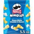 thumbnail image 1 of Pringles Mingles Sharp White Cheddar and Ranch Puffed Snacks, Cheese Puffs, 5.5 oz, 1 of 10