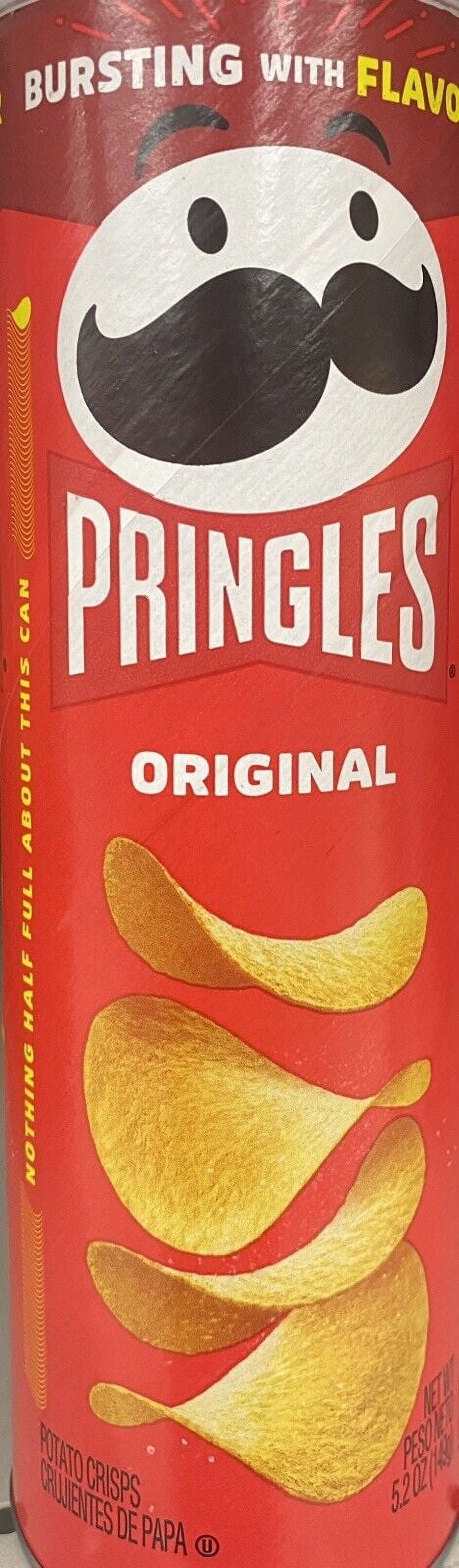 Pringles ORIGINAL Flavored Potato Chips Snack Crisps 5.2 oz Can - FREE ...