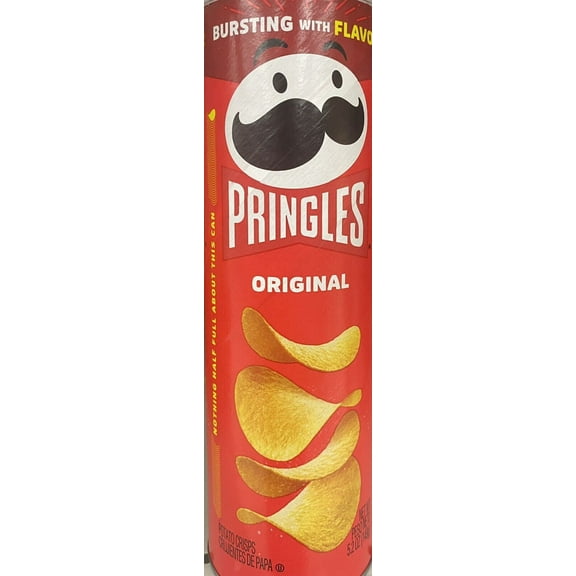 Pringles ORIGINAL Flavored Potato Chips Snack Crisps 5.2 oz Can - FREE SHIP