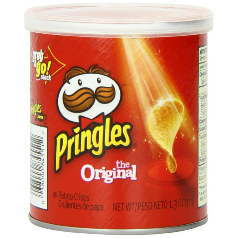 Pringles Original Potato Chips, 1.3 oz (Pack of 12) 