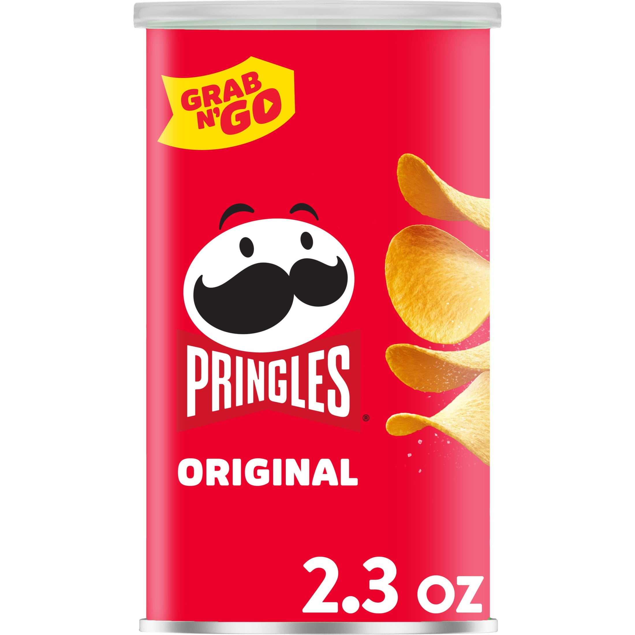 Pringles Potato Crisps Chips Original Single Serve Grab N Go - 2.3 Oz