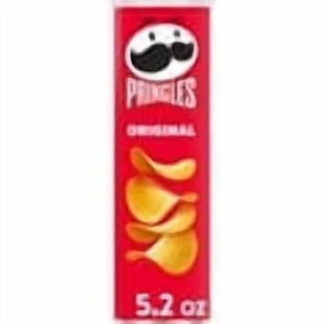 Pringles Original Potato Crisps Chips, Lunch Snacks, 5.2 oz Canister