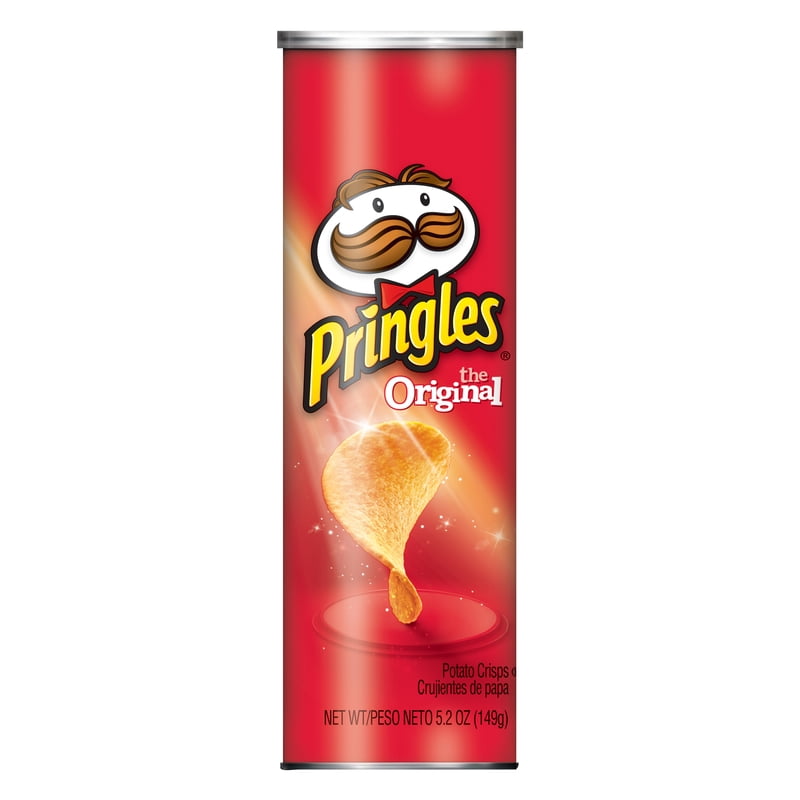 Pringles Original Potato Crisps Chips, Lunch Snacks, 5.2 oz