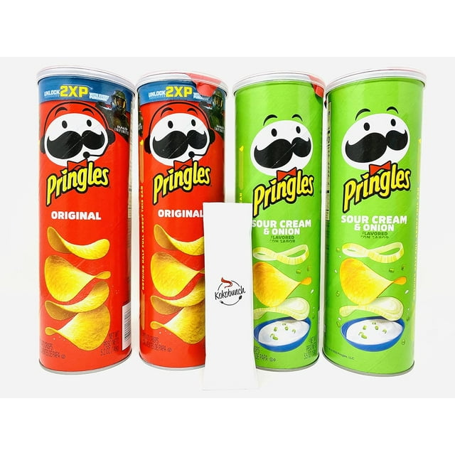 Pringles Original Sour Cream & Onion Flavored Potato Chips Crisps