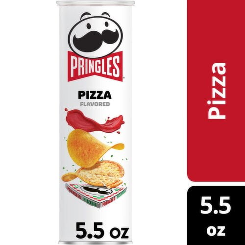 Pringles Pizza Flavored Potato Crisps, 5.5 oz(packaging may vary)