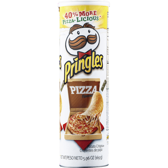 Pringles Pizza Potato Crisps, 5.96 Oz.