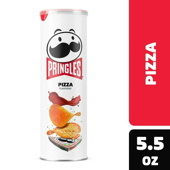 Pringles Pizza Potato Crisps Chips, 5.5 oz (Package May Vary)