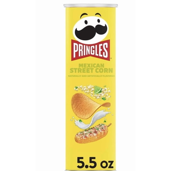Pringles Potato Chips - 4 cans - Mexican Street Corn 5.5oz