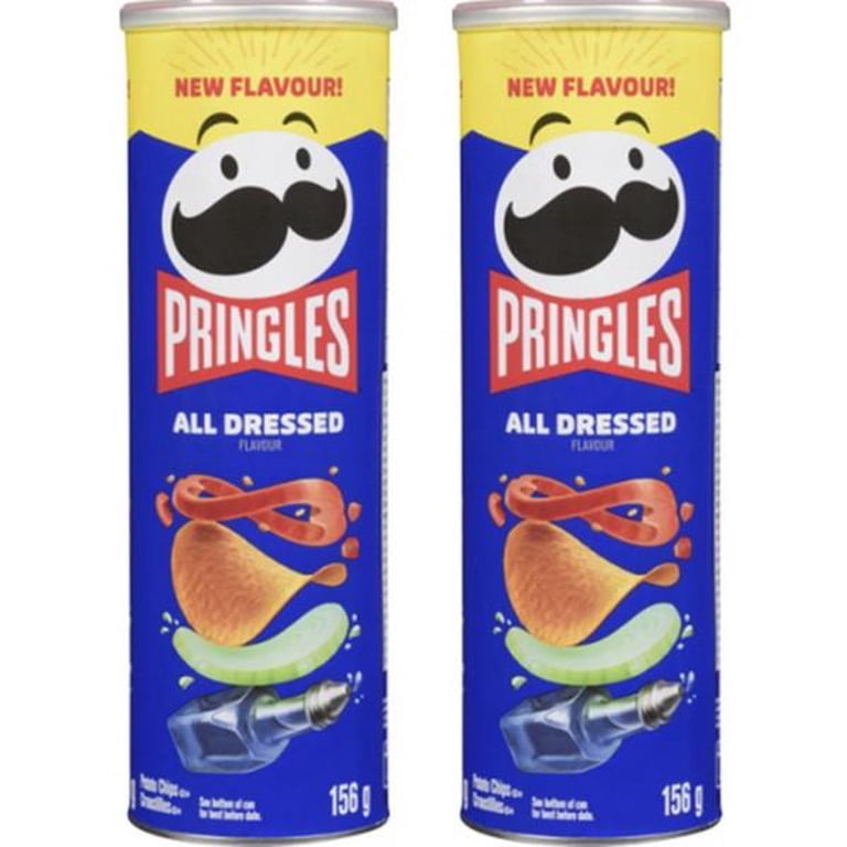 Pringles Potato Chips All Dressed 156g (2 Pack)