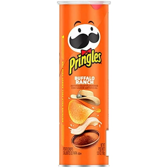 Pringles Potato Crisp: Buffalo Ranch Potato Crisps (Pack Of 3) 5.96 Oz Cans