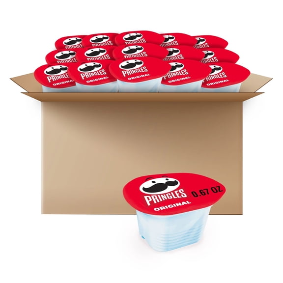Pringles Potato Crisps Chips, Snack Stacks, Lunch Snacks, Office And Kids Snacks, Original (36 Cups)