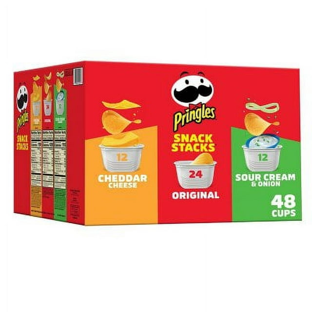 Pringles Potato Crisps Chips, Variety Pack, Snacks Stacks (33.8 oz. box ...
