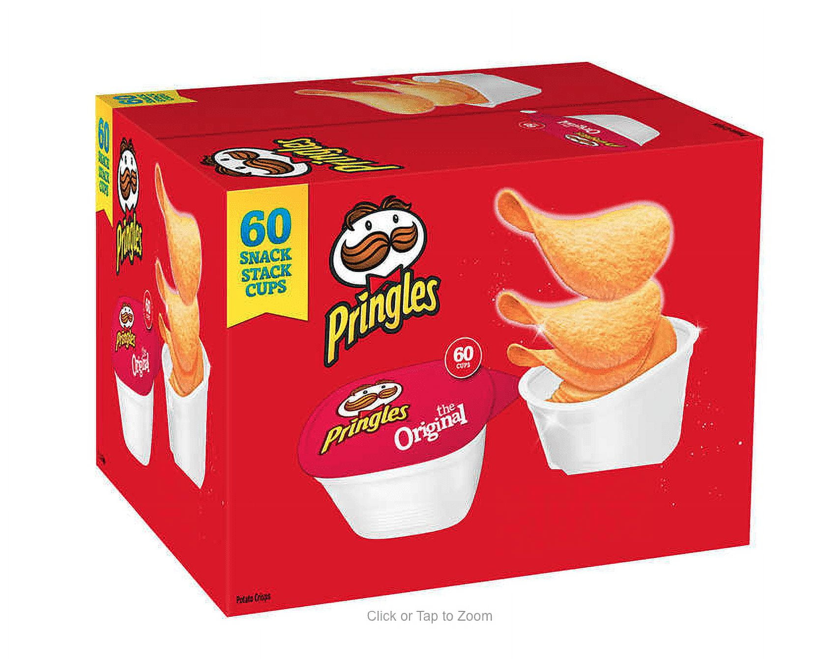 Pringles Potato Crisps Chips, Lunch Snacks, Original, 40.2oz Box, 60 Ct