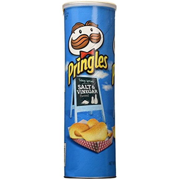 Pringles Salt and Vinegar Chips, 5.96 Oz.