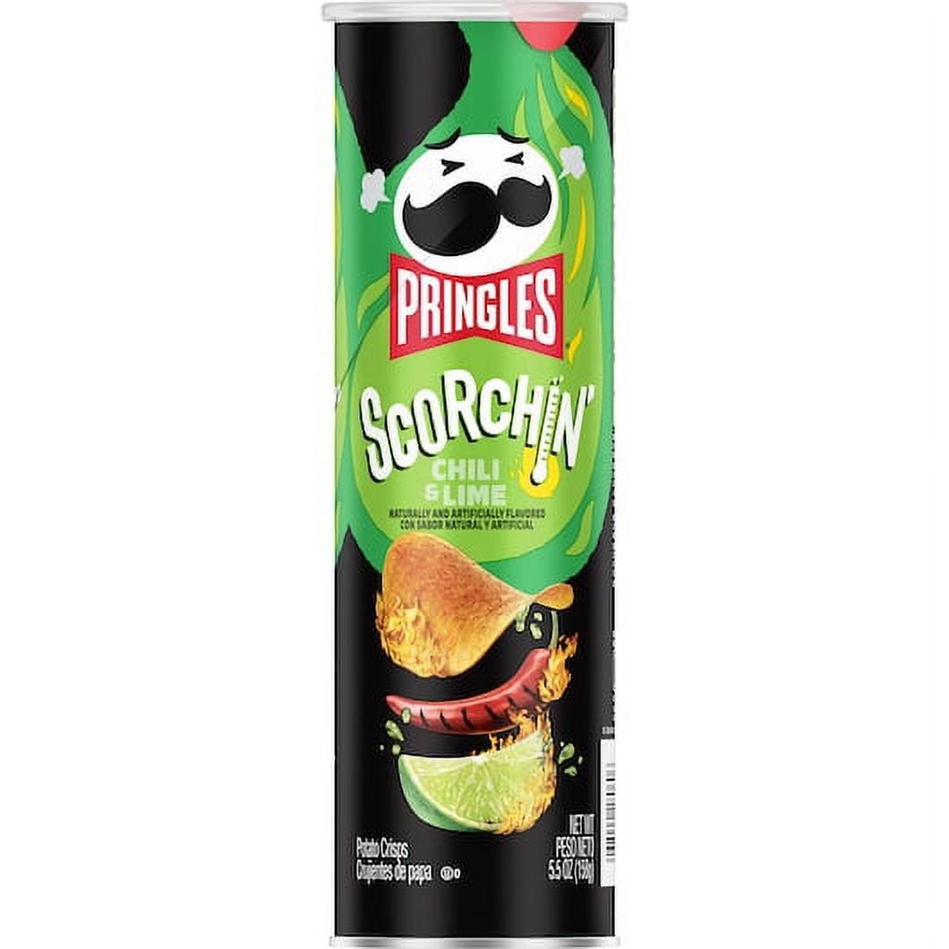 Pringles Scorchin Chili Lime, 5.5 Ounces, 14 per case - Walmart.com