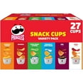 thumbnail interactive-video image 1 of Pringles Snack Cups Variety Pack Potato Crisps Chips, Lunch Snacks, 27 Count, 1 of 9