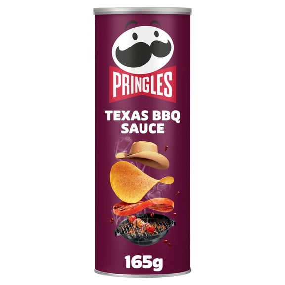 Pringles Texas Bbq Crisps 165G, Imported from Britain