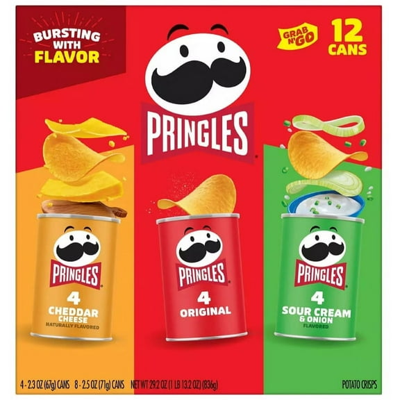 Pringles Variety Pack Potato Crisps Chips