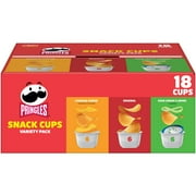 Pringles Variety Pack Potato Crisps Chips, Lunch Snacks, 18 Count