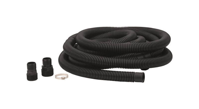 Prinsco 1.25x1.5in Plastic Discharge Hose Kit - 24ft, for Sump Pumps ...