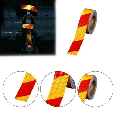 Print A 50Mm Gear Self-Adhesive Sticker In Purple|PATIKIL Reflective Tape 1 Roll Self Adhesive High Visibility Caution Warning Tape Reflector For Trucks Trailers Cars