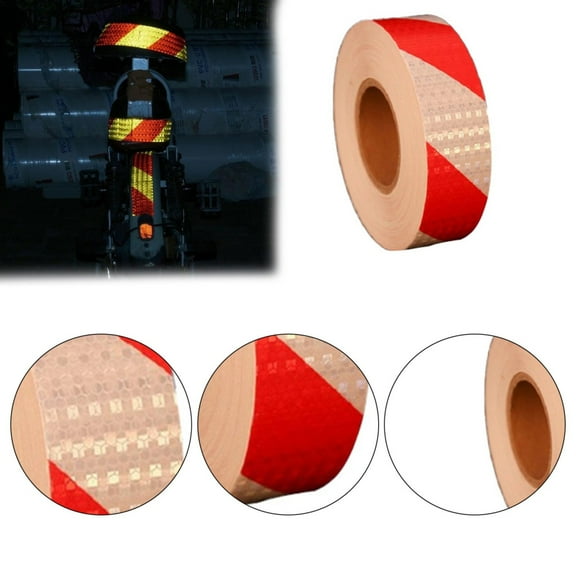 Print 50Mm Gear Self-Adhesive Stickers In Pink|PATIKIL Reflective Tape 1 Roll Self Adhesive High Visibility Caution Warning Tape Reflector For Trucks Trailers Cars