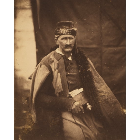 Print: A Croat Chief, 1855