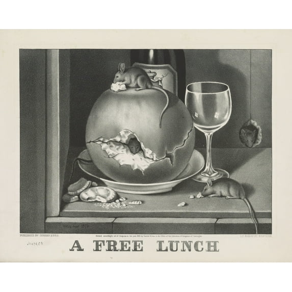 Print: A Free Lunch, 1872