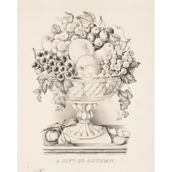 Print: A Gift Of Autumn, 1875