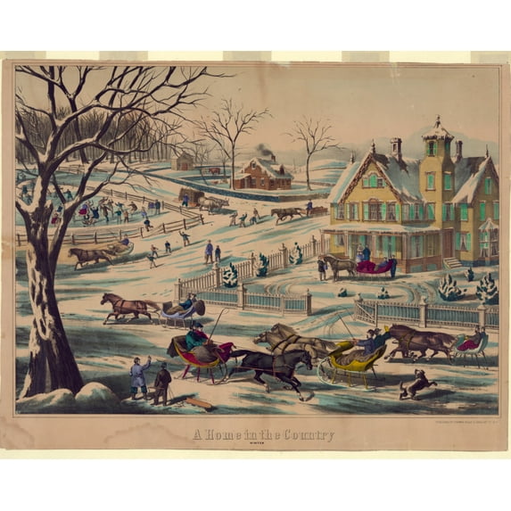 Print: A Home In The Country