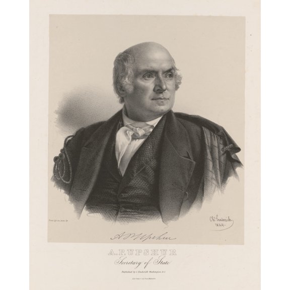 Print: A.P. Upshur, Secretary Of State, 1844
